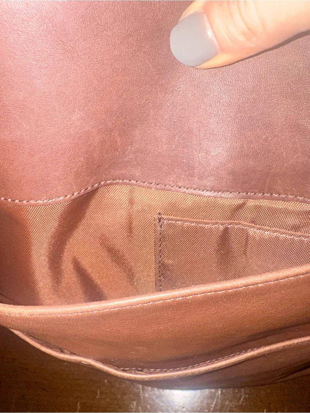 Vintage Coach F09-5217 Brown Glove Tanned Leather Messenger Bag Briefcase